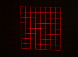 Grid pattern diffractive optical element